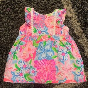 Lily Pulitzer dress with matching diaper cover